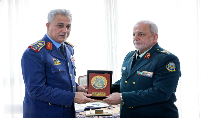 بازدید رئیس دانشگاه دفاع ملی و تحقیقات نظامی عراق از دانشگاه عالی دفاع ملی